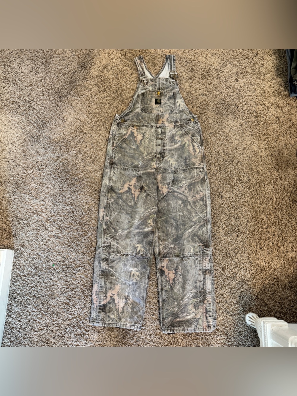 Vintage Carhartt Real Tree Double Knee Overalls